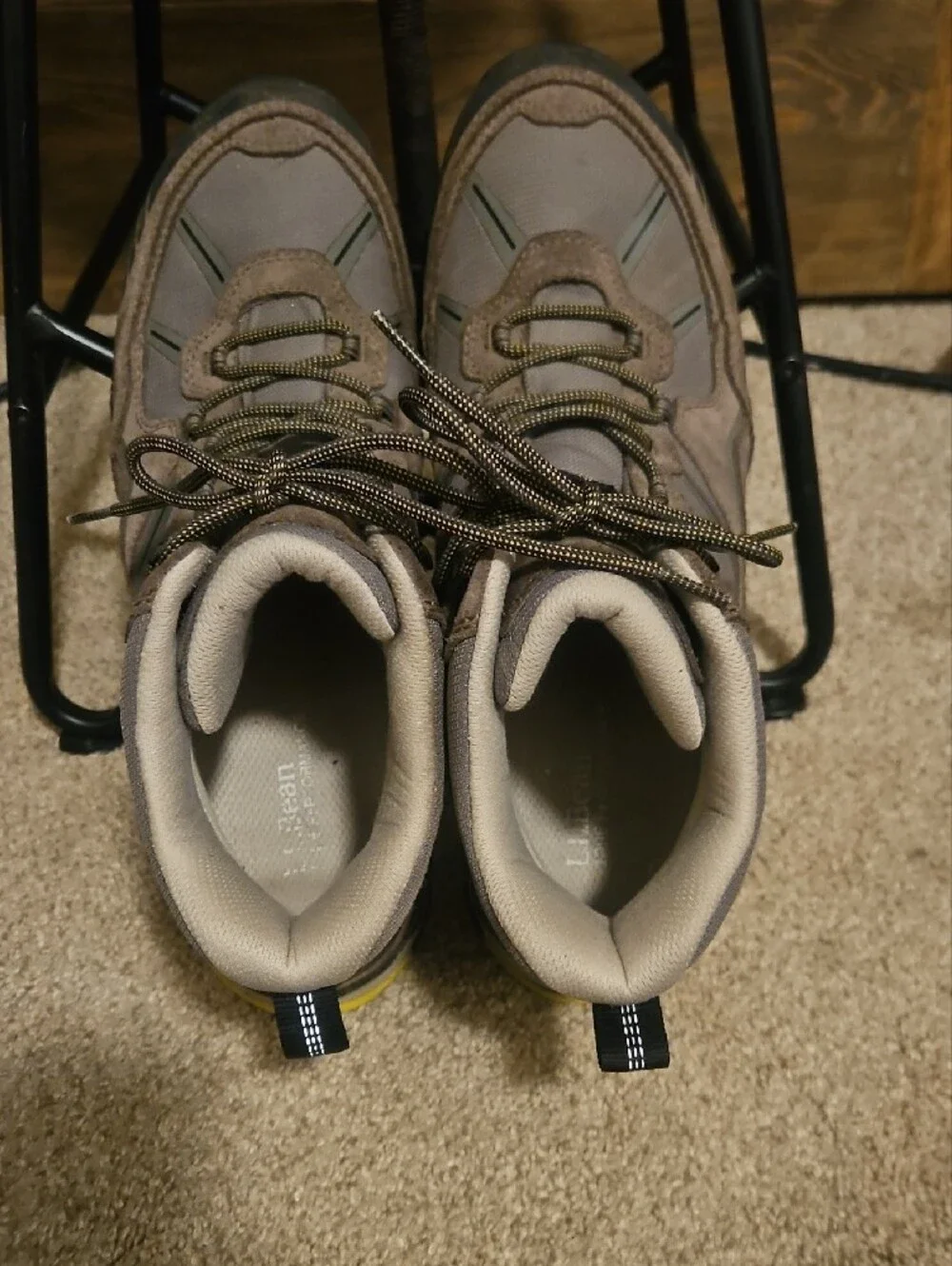 Men's LL Bean Brown Trail Hiking Boots - Size 13